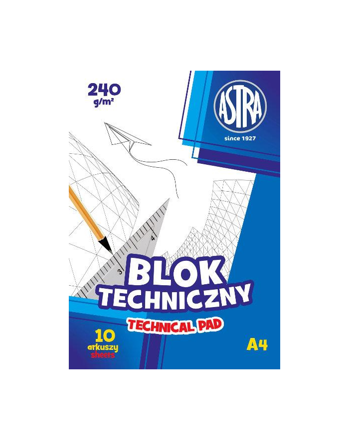 Blok techniczny A4 240g ASTRA główny