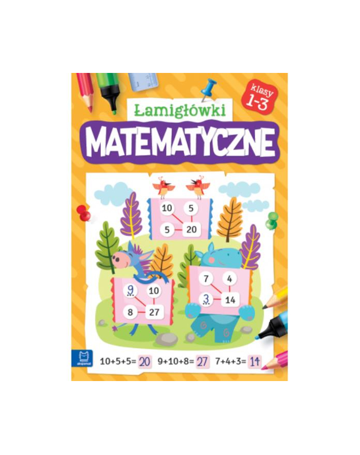 aksjomat Książ. Łamigłówki matematyczne Kl.1-3 główny