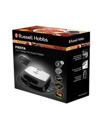russel hobbs Russell Hobbs Fiesta 3 in 1 Sandwich Maker 24540-56(black / stainless steel)