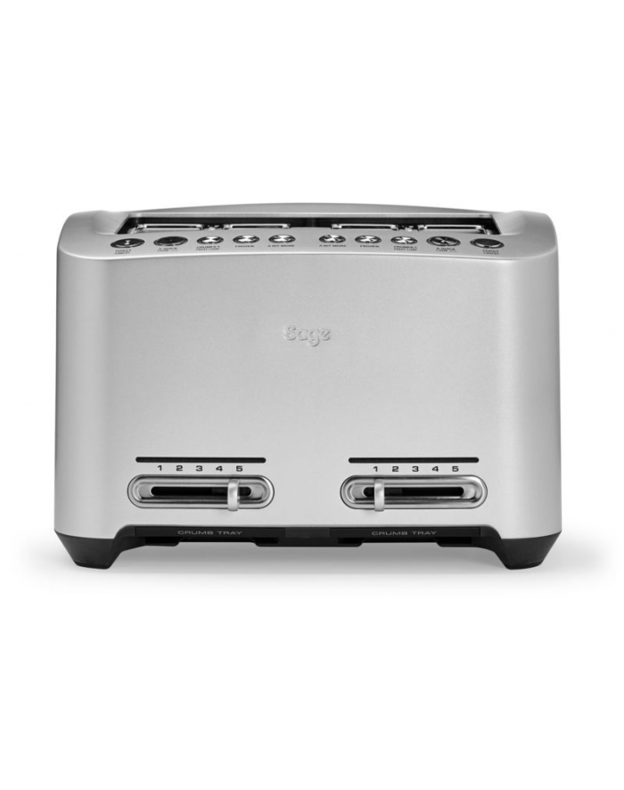 Sage Toaster STA845 1900W silver The Smart Toast with 4 toast slots