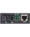intellinet Media konwerter Gigabit PoE+  1000Base-T RJ45/1000Base-LX (SC) SM 20km - nr 33