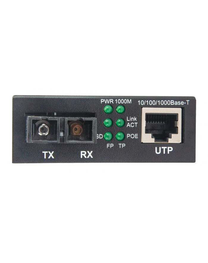 intellinet Media konwerter Gigabit PoE+  1000Base-T RJ45/1000Base-LX (SC) SM 20km główny