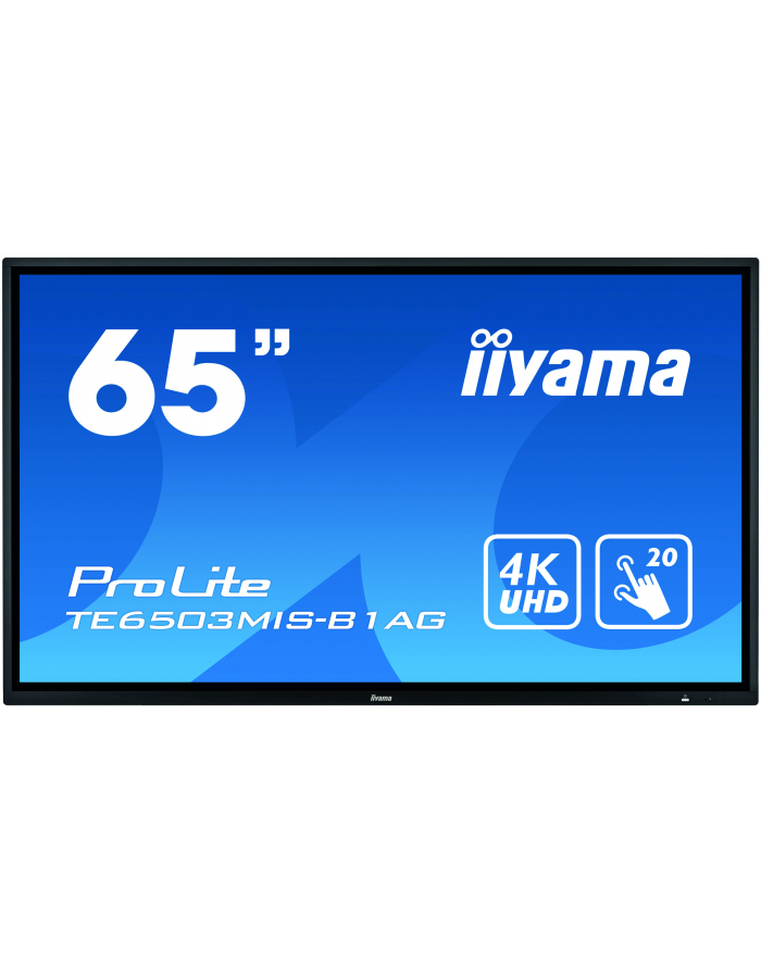 iiyama Monitor interaktywny 65 TE6503MIS-B1 INFRARED,4K,IPS,24/7 główny