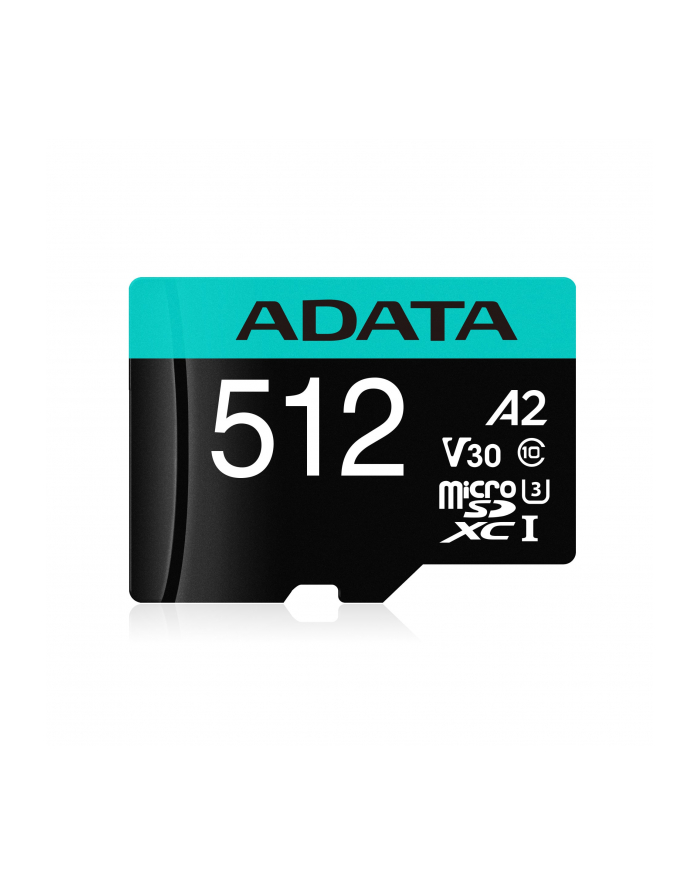 adata Karta microSD Premier Pro 512 GB UHS1 U3 V30 A2 + adapter główny