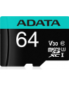 adata Karta pamięci microSD Premier Pro 64GB UHS1 U3 V30 A2 + adapter - nr 17