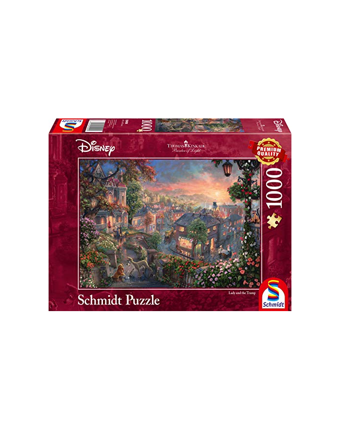 Schmidt Spiele Puzzle Disney, Susi and Strolch 1000 - 59490 główny