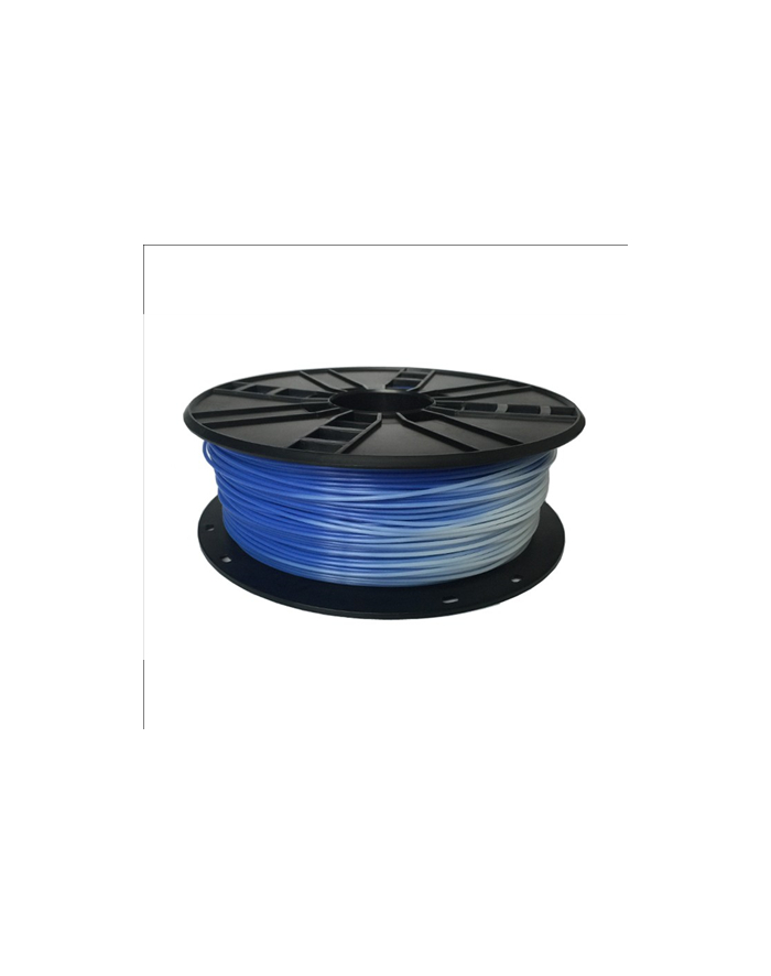 Filament Gembird ABS niebiesko-biały | 1,75mm | 1kg główny