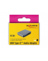 Delock Adapter/przejściówka USB Type-C (M) > Minijack 3.5mm (F) + USB-A(F) - nr 10