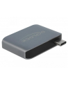 Delock Adapter/przejściówka USB Type-C (M) > Minijack 3.5mm (F) + USB-A(F) - nr 2