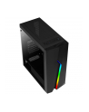 Obudowa ATX AEROCOOL BOLT RGB USB 3.0 - 1x120mm BLACK FAN - nr 28