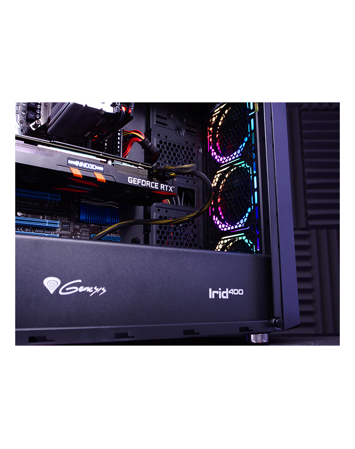 Genesis Gamingowa Obudowa IRID 400 ARGB, MIDI TOWER, USB 3.0 główny