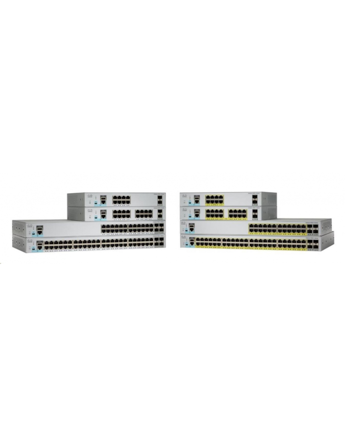 Cisco Catalyst 2960L 24 port  GigE PoE+, 4x10G SFP+, Lan Lite główny