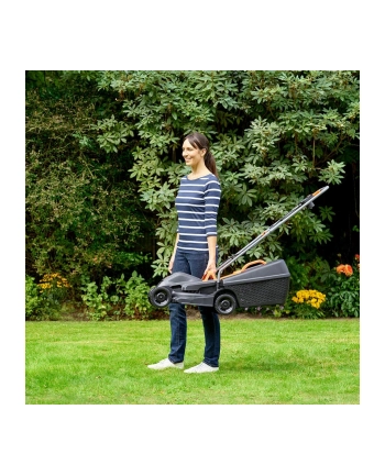 black+decker BLACK + DECKER Lawnmower BEMW351, 32cm (black / orange, 1,000 watts)