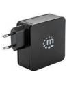 Manhattan Ładowarka Power Delivery USB-C 5V-20V do 45W USB-A 5V do 2.4A czarna - nr 18