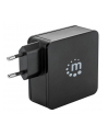 Manhattan Ładowarka Power Delivery USB-C 5V-20V do 45W USB-A 5V do 2.4A czarna - nr 2