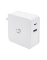 Manhattan Ładowarka Power Delivery USB-C 5V-20V do 45W USB-A 5V do 2.4A biała - nr 11