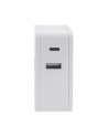 Manhattan Ładowarka Power Delivery USB-C 5V-20V do 45W USB-A 5V do 2.4A biała - nr 12