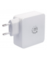 Manhattan Ładowarka Power Delivery USB-C 5V-20V do 45W USB-A 5V do 2.4A biała - nr 15