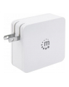 Manhattan Ładowarka Power Delivery USB-C 5V-20V do 45W USB-A 5V do 2.4A biała - nr 19