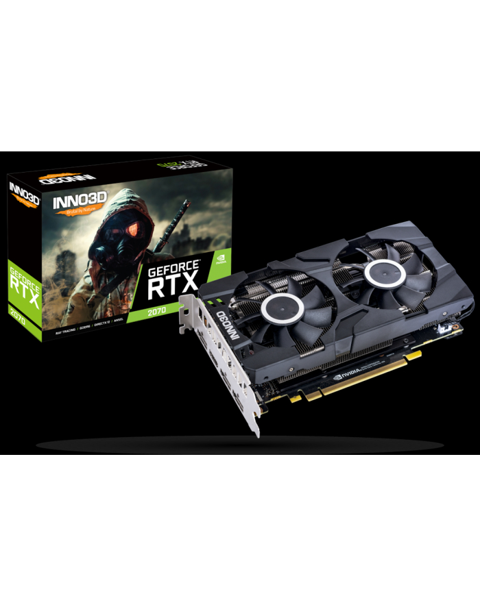 INNO3D GEFORCE RTX 2070 TWIN X2, 8GB GDDR6, 3xDP, HDMI główny