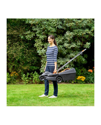 black+decker BLACK + DECKER Lawnmower BEMW351, 32cm (black / orange, 1,000 watts)