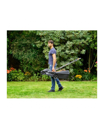 black+decker BLACK + DECKER Lawnmower BEMW351, 32cm (black / orange, 1,000 watts)