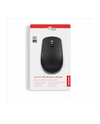 Mysz Lenovo 400 Wireless Mouse GY50R91293 (optyczna; 1200 DPI; kolor czarny)