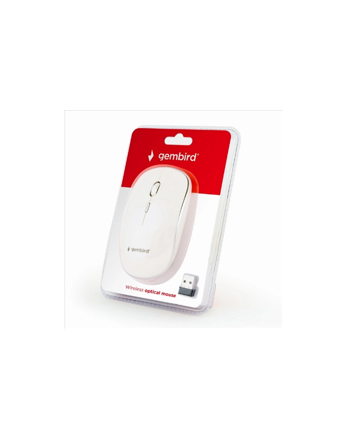 Mysz GEMBIRD MUSW-4B-01-W (optyczna; 1600 DPI; kolor biały) główny
