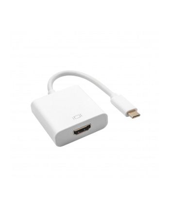 Adapter Akyga AK-AD-53 (USB 30 typu C  USB 31 typu C M - HDMI F; 0 15m; kolor biały)