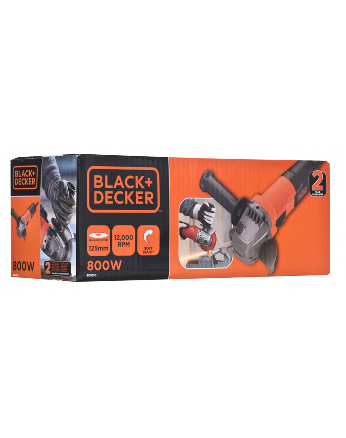 Szlifierka kątowa BLACK+DECKER BEG120-QS (125mm) główny