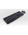 Zestaw klawiatura + mysz membranowa Logitech MK 120 920-002540 (USB 20; (DE); kolor czarny; optyczna; 1000 DPI) - nr 100
