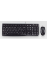Zestaw klawiatura + mysz membranowa Logitech MK 120 920-002540 (USB 20; (DE); kolor czarny; optyczna; 1000 DPI) - nr 107