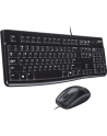 Zestaw klawiatura + mysz membranowa Logitech MK 120 920-002540 (USB 20; (DE); kolor czarny; optyczna; 1000 DPI) - nr 116