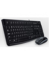 Zestaw klawiatura + mysz membranowa Logitech MK 120 920-002540 (USB 20; (DE); kolor czarny; optyczna; 1000 DPI) - nr 125