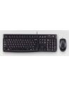 Zestaw klawiatura + mysz membranowa Logitech MK 120 920-002540 (USB 20; (DE); kolor czarny; optyczna; 1000 DPI) - nr 128