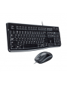 Zestaw klawiatura + mysz membranowa Logitech MK 120 920-002540 (USB 20; (DE); kolor czarny; optyczna; 1000 DPI) - nr 134