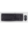Zestaw klawiatura + mysz membranowa Logitech MK 120 920-002540 (USB 20; (DE); kolor czarny; optyczna; 1000 DPI) - nr 138