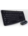 Zestaw klawiatura + mysz membranowa Logitech MK 120 920-002540 (USB 20; (DE); kolor czarny; optyczna; 1000 DPI) - nr 143