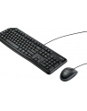 Zestaw klawiatura + mysz membranowa Logitech MK 120 920-002540 (USB 20; (DE); kolor czarny; optyczna; 1000 DPI) - nr 145