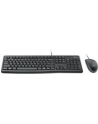 Zestaw klawiatura + mysz membranowa Logitech MK 120 920-002540 (USB 20; (DE); kolor czarny; optyczna; 1000 DPI) - nr 155