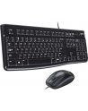 Zestaw klawiatura + mysz membranowa Logitech MK 120 920-002540 (USB 20; (DE); kolor czarny; optyczna; 1000 DPI) - nr 29