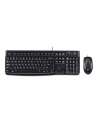Zestaw klawiatura + mysz membranowa Logitech MK 120 920-002540 (USB 20; (DE); kolor czarny; optyczna; 1000 DPI) - nr 35