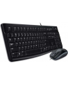 Zestaw klawiatura + mysz membranowa Logitech MK 120 920-002540 (USB 20; (DE); kolor czarny; optyczna; 1000 DPI) - nr 62