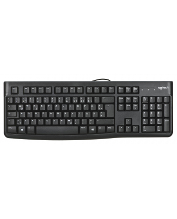 Zestaw klawiatura + mysz membranowa Logitech MK 120 920-002540 (USB 20; (DE); kolor czarny; optyczna; 1000 DPI)