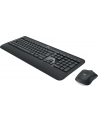 Zestaw klawiatura + mysz Logitech MK540 ADVANCED 920-008675 (USB 20; (DE); kolor czarny; optyczna; 1000 DPI) UKŁAD NIEMIECKI !! - nr 61