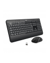 Zestaw klawiatura + mysz Logitech MK540 ADVANCED 920-008675 (USB 20; (DE); kolor czarny; optyczna; 1000 DPI) UKŁAD NIEMIECKI !! - nr 93