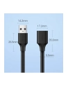 Kabel UGREEN 30125 (USB 30 M - USB 30 F; 0 50m; kolor czarny) - nr 11