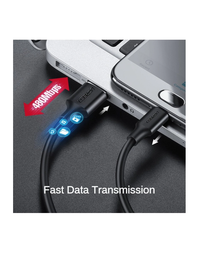 Kabel UGREEN 60135 (Micro USB M - USB 30 M; 0 50m; kolor czarny) główny