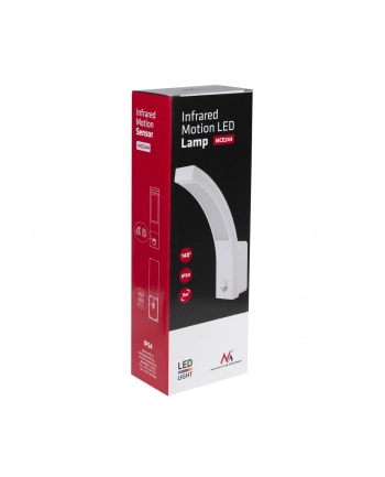 MACLEAN LAMPA LED Z CZUJNIKIEM RUCHU NA PODCZERWIEŃ 750LM 10W IP54 MCE244 ACU