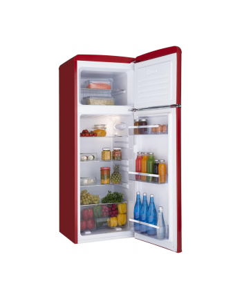 Lodówka Amica RETRO KGC15630R (550mm x 1440mm x 615 mm; 164 l; Klasa A++; kolor czerwony)